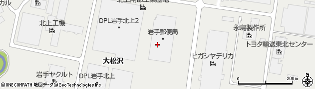 岩手県北上市相去町（大松沢）周辺の地図