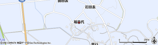 秋田県由利本荘市矢島町立石（堀苗代）周辺の地図