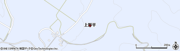 秋田県由利本荘市矢島町立石（上野平）周辺の地図