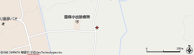 秋田県にかほ市伊勢居地（谷地）周辺の地図