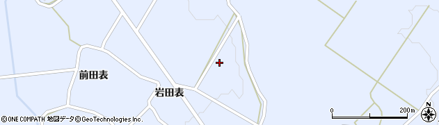 秋田県由利本荘市矢島町立石周辺の地図