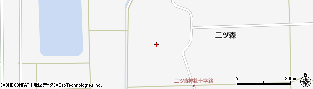 岩手県金ケ崎町（胆沢郡）六原（二ツ森）周辺の地図
