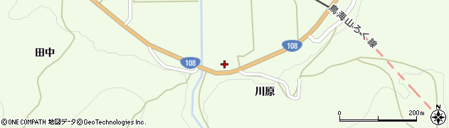 秋田県由利本荘市矢島町川辺（大館下）周辺の地図
