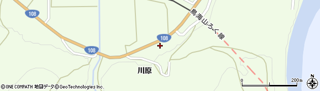 秋田県由利本荘市矢島町川辺（西又）周辺の地図