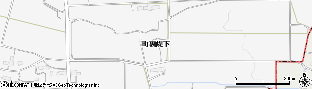 岩手県金ケ崎町（胆沢郡）六原（町裏堤下）周辺の地図