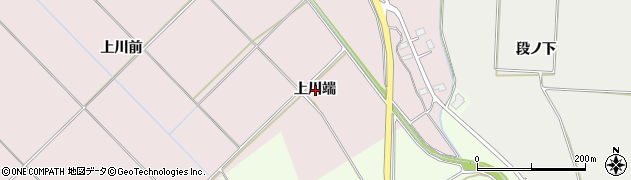秋田県横手市平鹿町下鍋倉上川端周辺の地図