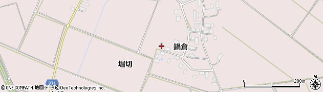 秋田県横手市平鹿町下鍋倉鍋倉50周辺の地図