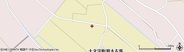 秋田県横手市十文字町源太左馬（源太）周辺の地図