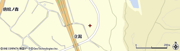 秋田県にかほ市金浦（立潟）周辺の地図