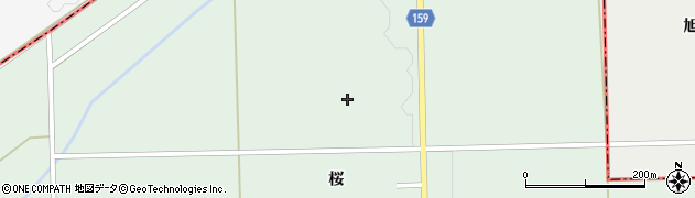 岩手県金ケ崎町（胆沢郡）西根（桜）周辺の地図