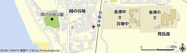 合資会社象潟合同タクシー金浦営業所周辺の地図