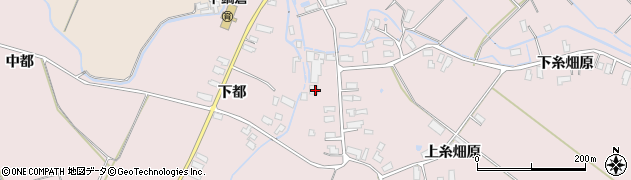 秋田県横手市平鹿町下鍋倉周辺の地図