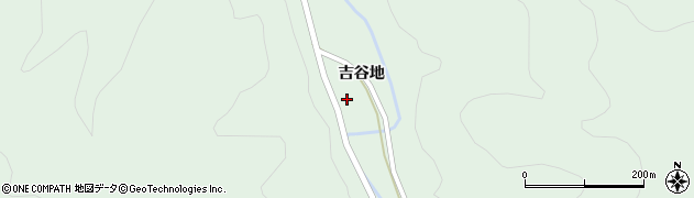 秋田県横手市山内平野沢（吉谷地）周辺の地図