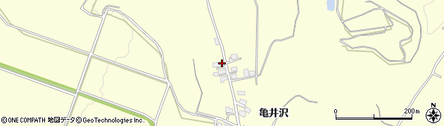 秋田県横手市平鹿町醍醐（平林）周辺の地図
