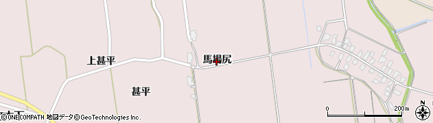 秋田県横手市平鹿町下鍋倉馬場尻97周辺の地図