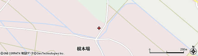 秋田県横手市十文字町谷地新田（八幡野）周辺の地図