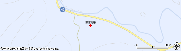 南郷夢温泉共林荘周辺の地図
