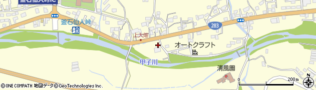 岩手県釜石市甲子町（第８地割）周辺の地図