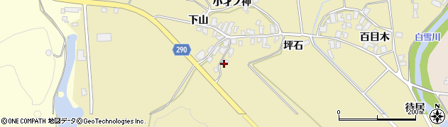 秋田県にかほ市樋目野中山95周辺の地図