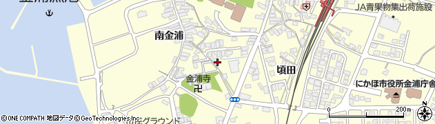 秋田県にかほ市金浦頃田46周辺の地図