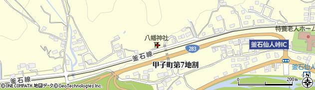岩手県釜石市甲子町第７地割241周辺の地図