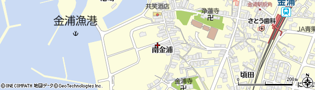 秋田県にかほ市金浦南金浦203周辺の地図