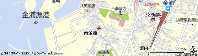 秋田県にかほ市金浦南金浦30周辺の地図