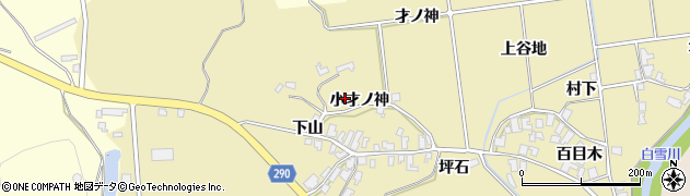 秋田県にかほ市樋目野小才ノ神8周辺の地図