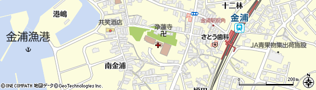 金浦公民館周辺の地図