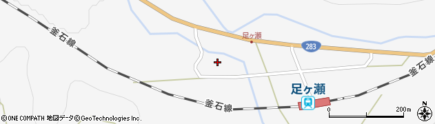 岩手県遠野市上郷町細越（３６地割）周辺の地図