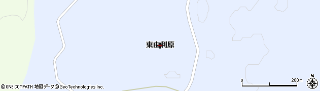 秋田県由利本荘市黒沢（東由利原）周辺の地図