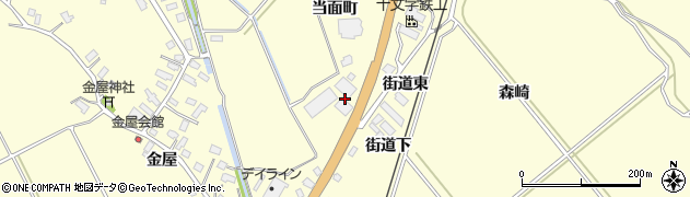 秋田県横手市平鹿町醍醐（当面町）周辺の地図
