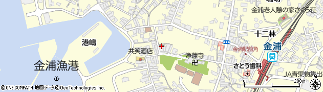 秋田県にかほ市金浦金浦336周辺の地図