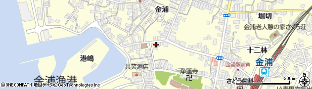 秋田県にかほ市金浦金浦326周辺の地図