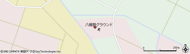 秋田県横手市十文字町谷地新田沖野添周辺の地図