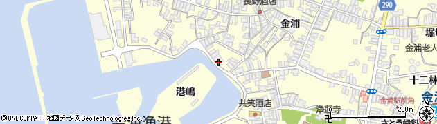 秋田県にかほ市金浦金浦391周辺の地図