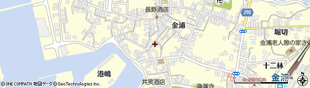 秋田県にかほ市金浦金浦131周辺の地図