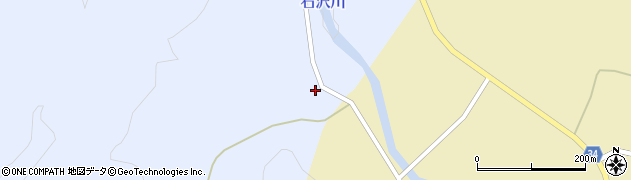秋田県由利本荘市東由利田代清水山ノ下7周辺の地図