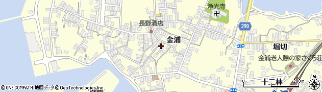 秋田県にかほ市金浦金浦70周辺の地図