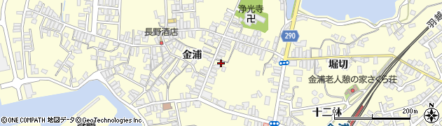 秋田県にかほ市金浦金浦307周辺の地図
