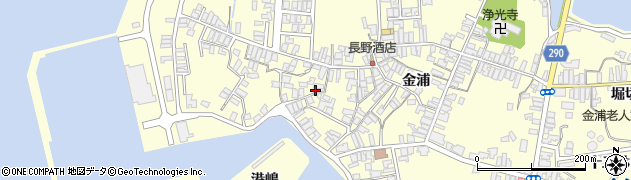 秋田県にかほ市金浦金浦175周辺の地図