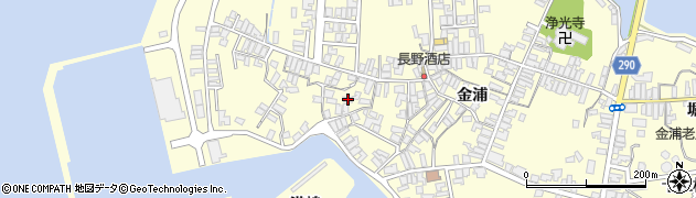 秋田県にかほ市金浦金浦178周辺の地図