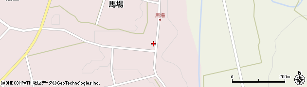 秋田県にかほ市馬場細久保60周辺の地図