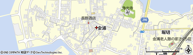 秋田県にかほ市金浦金浦28周辺の地図