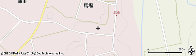 秋田県にかほ市馬場細久保56周辺の地図
