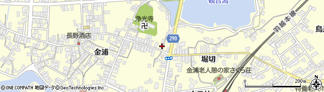 秋田県にかほ市金浦金浦242周辺の地図