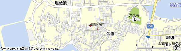 秋田県にかほ市金浦金浦37-5周辺の地図