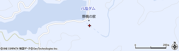 秋田県由利本荘市東由利田代（大平）周辺の地図