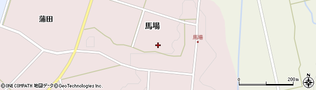 秋田県にかほ市馬場細久保周辺の地図
