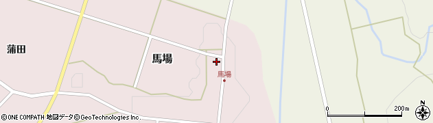 秋田県にかほ市馬場細久保68周辺の地図